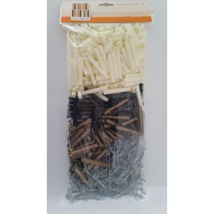 Extensionset Tubes Creme - gold - black
