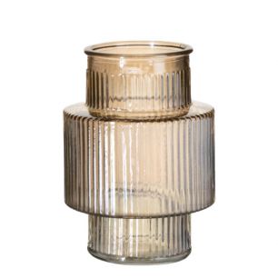 Vase Lyon luster amber H14,5 D11