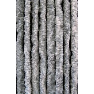 Vliegengordijn Kattenstaart Wit - grijs gemêleerd 100x230 cm