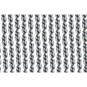 Alcampo Rideau anti-mouches noir 100x260cm 