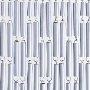 Havana Rideau anti-mouches gris argent 100x230cm 