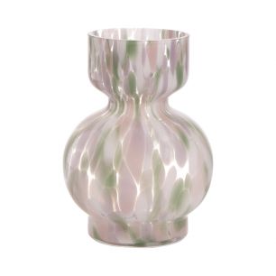 Leopard Donna Vase lilac/mint h20 d16 