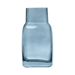Eleni Kubische Vase grau h17,5 d9,5 