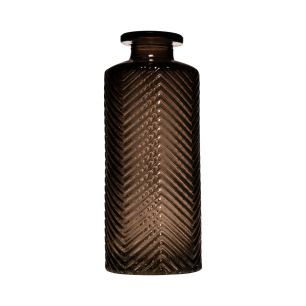 Tumba Bottle Vase brown h13 d7,5 