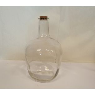 Fles Bess h30 Transparant + cork