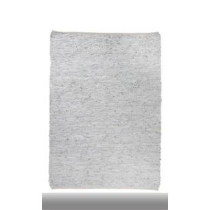 Woven Leather vloerkleed grijs 130x170cm 