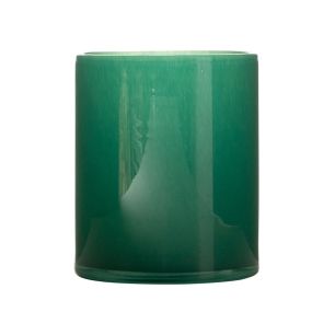 Cylindre Fjord solid vert h14,5 d12cm