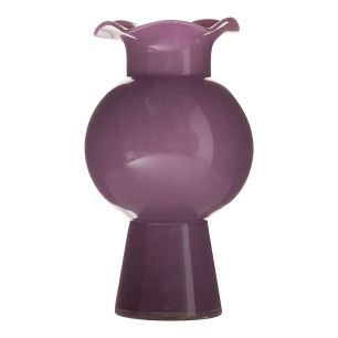 Vase Prism solid violet h17 d32,5cm