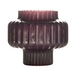 Vaas Silvia solid paars h17 d19cm