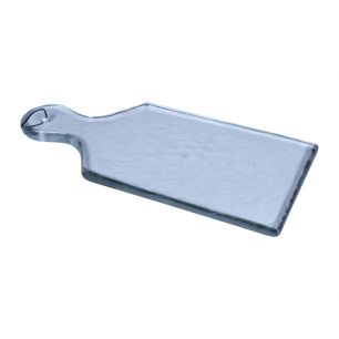 Hammered Glass Servingboard Clear H1 29x13 