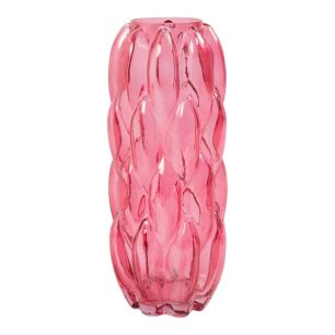 Vase Nomi rosa H 33 D 15 cm (cc)