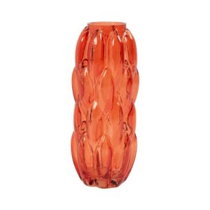 Vase Nomi orange H 29,5 D 13 cm (cc)