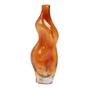 Vase Bonnie bernsteinfarben H 35,5 D 13 cm