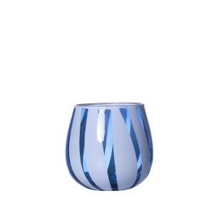 Tealightholder Bari Blue H8 D9