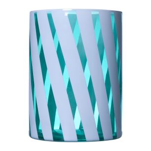 Tealightholder Bari Green H18 D14