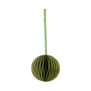 Honeycomb Ball Decoratief papieren ornament groen 8cm