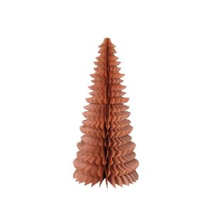 X Mas Tree Decorative paper ornament licht pink 130cm