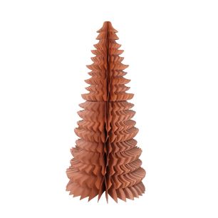 X Mas Tree Decorative paper ornament licht pink 160cm