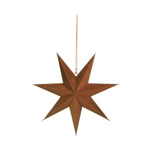 Decorative paper scroll star bronze 45cm