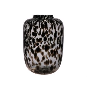 Tiger Big Vase grau schwarz h42 d29 (cc)