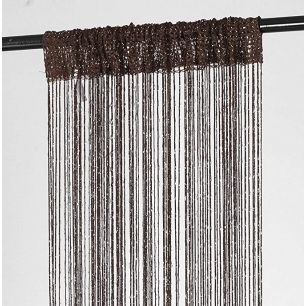  Fadenvorhang 24 Braun 140x250cm 