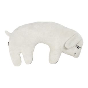 Sleeping Sheep stormy blue filled neck Cushion