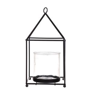 Theelichthouder Boles1 zwart Medium