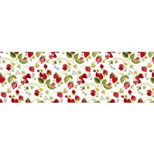 Strawberry in bloom Tafelzeil 140cmx20mtr 