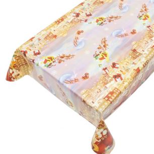 Christmas Cupid Toile cirée multi 140cmx20mtr 