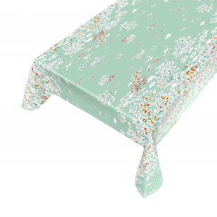 Fiori Verdi Pvc Tablecloth multi 140cmx20mtr 