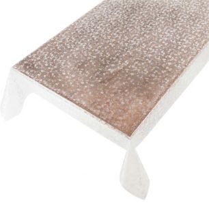 Transparent Foil Pebbles Tablecloth transparant 137cmx20mtr 