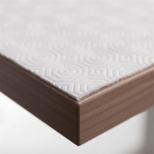 Table Protector Toile cirée crème 140cmx20mtr 