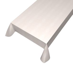 Linen Look Embossing Toile cirée Beige 140cmx2,4mtr 