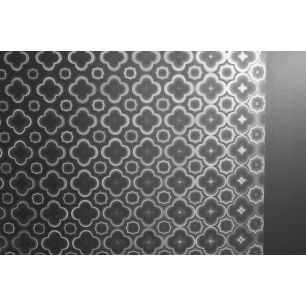 Flower Statische raamfolie Grosse Rolle Transparent 90cmx20mtr