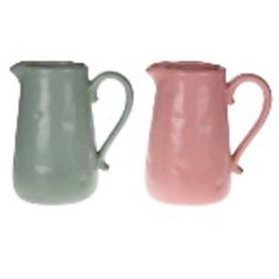  Karaf roze groen assorted H23,5 