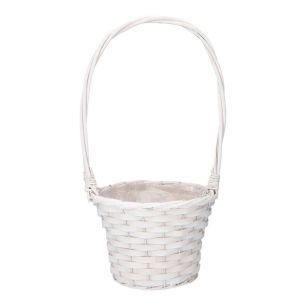 H.basket Patrick2 d20xh40 white