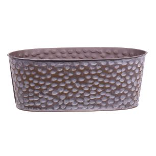 Planter Arc Oval Bronze Large 30x16x12
