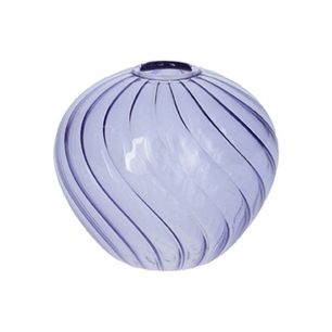 Bottle Swirl Round Lilac Medium