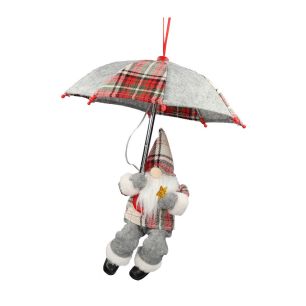 Decorative Item Gnombrella8 Grey Large
