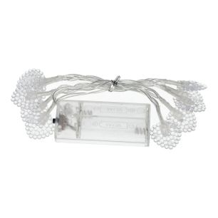 Decorative Item Heart Led Battery Strings 10 L White