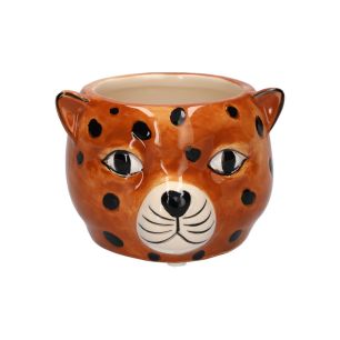 Pot Cheetah bruin Small
