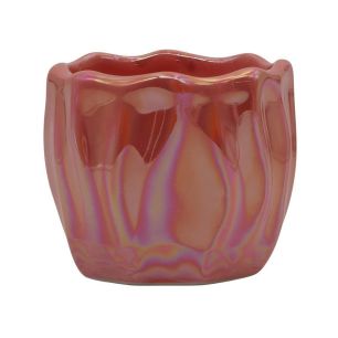 Topf Elaine d7/7.3xh6.2 bonbon rosa+Perlmutt