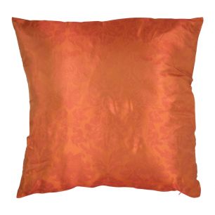 Cushion Tafeta damask 50x50 orange 