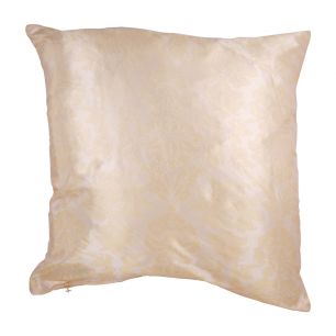 Cushion Tafeta damask 45x45 ivoor 