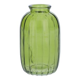 Flesvaas Carmen Transparent Vintage groen Medium