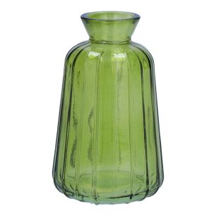 Flesvaas Carmen Transparent Vintage groen Small