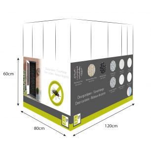 Vliegengordijnbox mix assortiment 120x80x102 cm (box of 48)