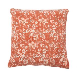 Flower garden orange cushion 45x45 cm