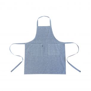 Chambray Apron blue 70x85cm 