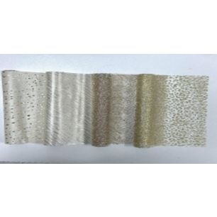 Decorative tablerunner box  off white 28x150 cm 21 rolls